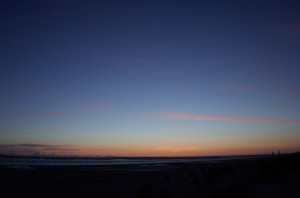 Sonnenuntergang in Utersum auf Föhr